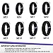 Silicone Wedding Rings For Women - 7 Pack