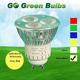 Dimmable Led Gu10 High Power Spot Lamp only 3w Up To 50000 Hours Equivalent To 30w Halogen Power