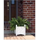 DMC Products 70202 14 Inch Chippendale Planter - White