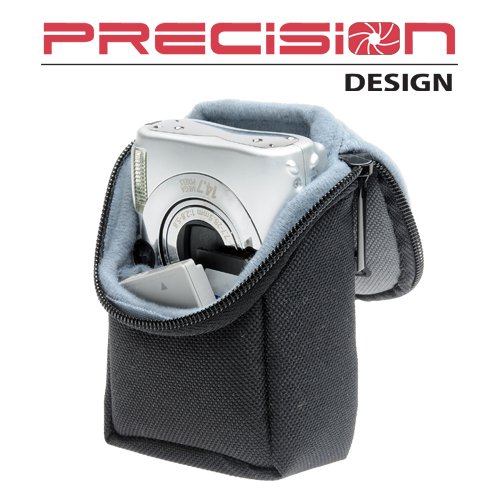 Precision Design Compact Digital Padded Carrying Case for Panasonic Lumix DMC-FH1, FH3, FH20, FH22, FX700, FX75, FX66, FT2, LX5, TS10, ZS7, ZS5, ZX3 Digital Cameras