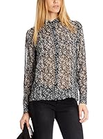 Pepe Jeans London Camisa Mujer Sooty (Negro / Blanco)