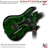 Abstract 01 Green Skin fits Band Hero, Guitar Hero 5 & World Tour Guitars for XBOX 360 & PS3 (GUITAR