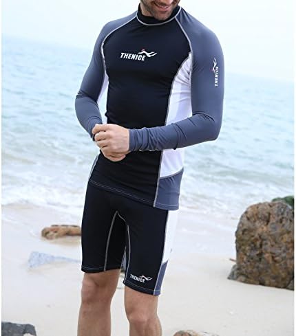 CFSports Dry Suit- Wetsuit -Men's Lycra ShortySports Skins&Diving Suit for Scuba Diving, Snorkeling, Swimming, Spearfishing Black XXL