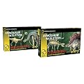 Thames and Kosmos Set of 2 Dinosaur Skeleton Kits - Brachiosaurus and Stegosaurus