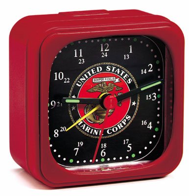 Click here to buy US Marine Corps Red Alarm Clock by Rothco.