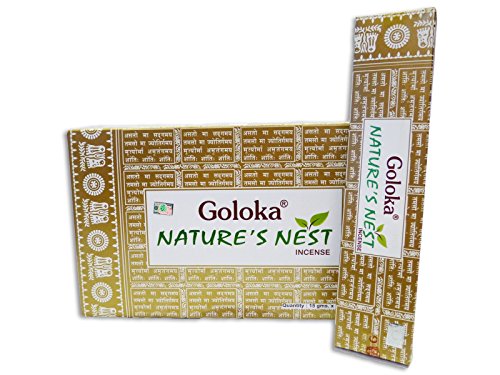 Goloka Nature's Nest Incense Sticks-15grams(12packs)