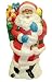 African American Santa Claus Lighted Christmas Figure Yard Art #C61710