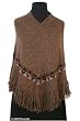 Alpaca wool poncho, 'Andina'