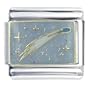 Blue Comet Italian Charms Bracelet Link