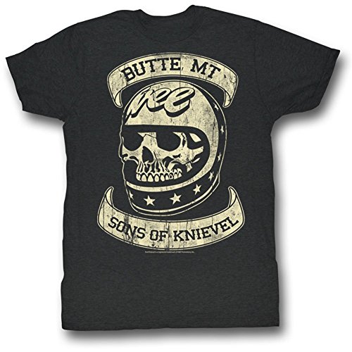 Evel Knievel Shirt Sons of Knievel Adult Black Tee T-shirt