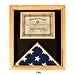 Online Stores, Inc. Premium USA-Made Solid Oak Flag and Document Case - for 3ft x 5ft Flags