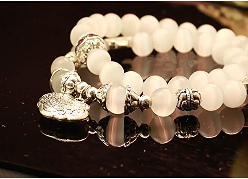 Opal Bracelet, RightBearing Women's Fashion Opal Gemstone Jewelry Opal Bracelets Pendant Natural Cat's Eye Jade Bracelets - b4