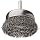 Weiler Stem-Mounted Wire Cup Brush, Round Shank, Steel, Crimped Wire