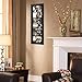 Adeco PF0539 6-Opening Decorative Black Wood Wall Hanging Divided Photo Frames, 4 by 6