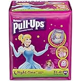Pull-Ups Training Pants Night Time for Girls, 3T-4T, 44 Count (Pack of 2)