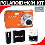 Polaroid t1031 10.0 MP Digital Camera - 3 x optical zoom + PoGo Printer + 50 ZINK Sheets