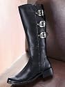 Stretchstiefel schwarz