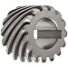 Boston Gear H2015L Plain Helical Gear, 45 Degree Helix, 14.5 Degree Pressure Angle, 0.438 Bore, 20 Pitch, 15 Teeth, Steel, LH