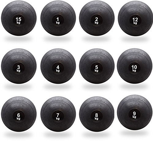 BodyRip Medicine Slam Wall Ball 1kg 2kg 3kg 4kg 5kg 6kg 7kg 8kg 9kg 10kg 12kg 15kg (3 Kilograms)