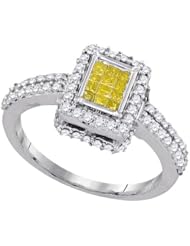 0.88CTW-DIA INVISIBLE BRIDAL RING