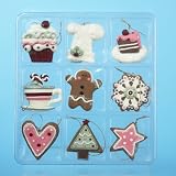 Set of 9 Mom's Kitchen Gingerbread Cookie Christmas Ornaments