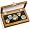 Harry Potter Hogwarts Pin / Badge Collection - Five Pins in Display Case