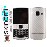 Skinomi TechSkin - Silver Carbon Fiber Film Shield & Screen Protector for N ....