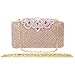 Fawziya Crown Clutch Purse Bling Hard Box Rhinestone Crystal Clutch Bag