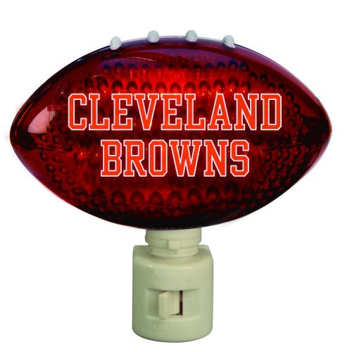 Pack of 2 NFL Cleveland Browns Football Shaped Night Lights