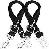 Vastar Adjustable Pet Dog Cat Car Seat Belt Safety Leads Vehicle Seatbelt Harness, Made from Nylon Fabric