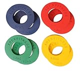 Olympic Fractional Plates 0.25, 0.50, 0.75, 1.00 Kg(.55, 1.1, 1.65, 2.2 Lbs) 4 Pairs Great Gift Idea!
