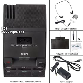 Philips 720T Mini Cassette Transcriber by Philips