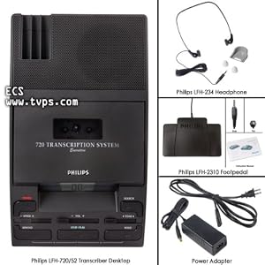 Philips 720T Mini Cassette Transcriber by Philips