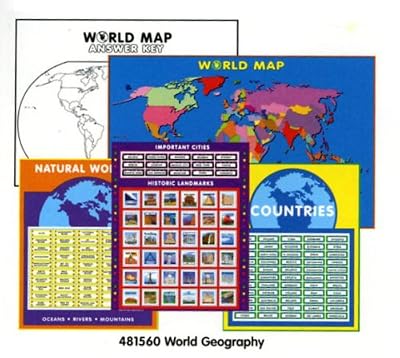 Learning Playground World Geography Sticker Activity Kit 481560