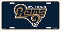 St. Louis Rams License Plate