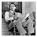 Gregory Peck B&W Matte Photograph - 12x12 Inches (To Kill a Mockingbird) Image