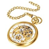 IMAGE OF Charles-Hubert, Paris Gold-Plated Open Face Mechanical Pocket Watch