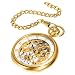 Charles-Hubert, Paris Gold-Plated Open Face Mechanical Pocket Watch