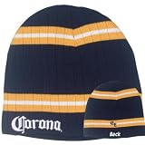 Corona Beer Logo Stripped Knit Hat