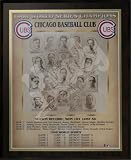 1908 Chicago Cubs World Series Champions Team 13x16 Plaque