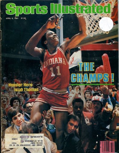 Isiah Thomas Unsigned 1981 Sports Illustrated