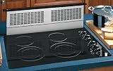 GE PVB37NBB Profile 30 Telescopic Downdraft Hood in Black - PVB37NBB