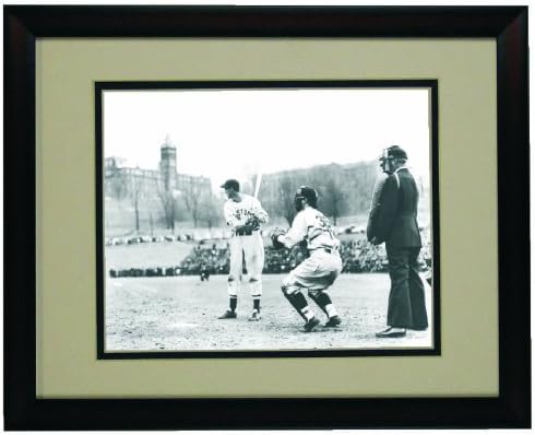 Boston Red Sox Ted Williams First At Bat At Holy Cross Framed 8"x 10" Photo