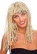 Blonde Corn Row Wig with Beads