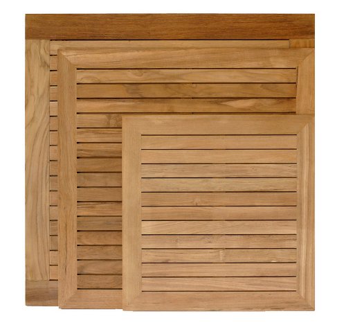 Square Outdoor Teak Table Top