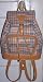 Burberry London Style Plaid Back Pack Bag