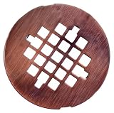 Plumbest D40-05WB Snap-In Shower Stall Drain Replacement Strainer, Old World Bronze