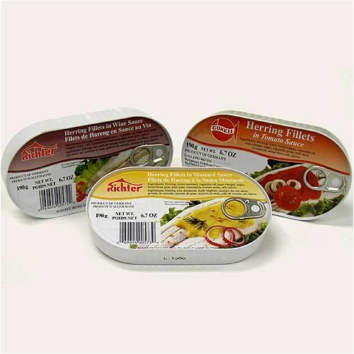 Herring Fillets - in Mustard Sauce (6 Ounce) by igourmet.com by igourmet