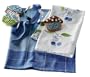 Tag Blueberry 100-Percent Cotton Dish Towels and Cupcake Shaped Cookie Cutter Gift Set