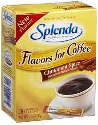 Splenda Flavor Accents For Coffee, Cinnamon Spice, 30-Count Boxes (Pack of 6)